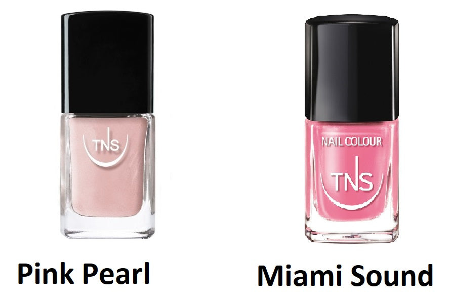 TNS Neglelak - Pink Pearl og Miami Sound