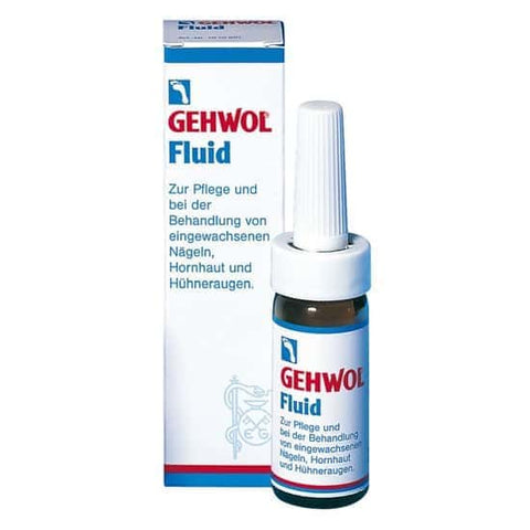 Gehwol Fluid - pleje og behandling af nedgroede negle, hård hud og ligtorne