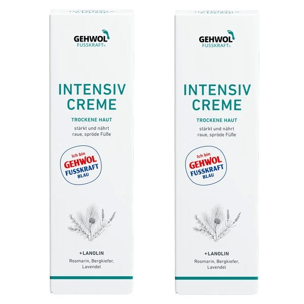 Gehwol Fusskraft Blå 125 ml tube - Mod kløe, svamp og lugt. Særtilbud på 2x125ml