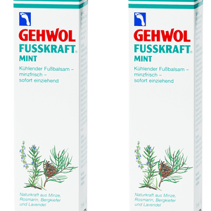 Gehwol Fusskraft Mint 250 ml i 2x 125 ml tuber