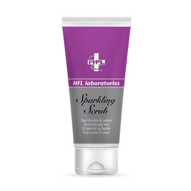 HFL cosmetics sparkling scrub 100 ml - peeling af fødder