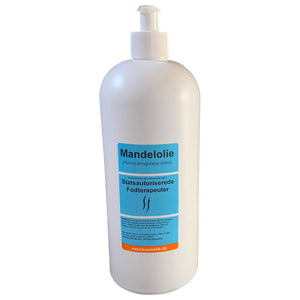 Ren Mandelolie - til hele kroppen - for glattere og mere fast hud -250 ml