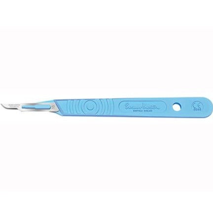 Swann Morton Engangsskalpelblade med skaft - nr. 10 og 15  t. vortebehandling