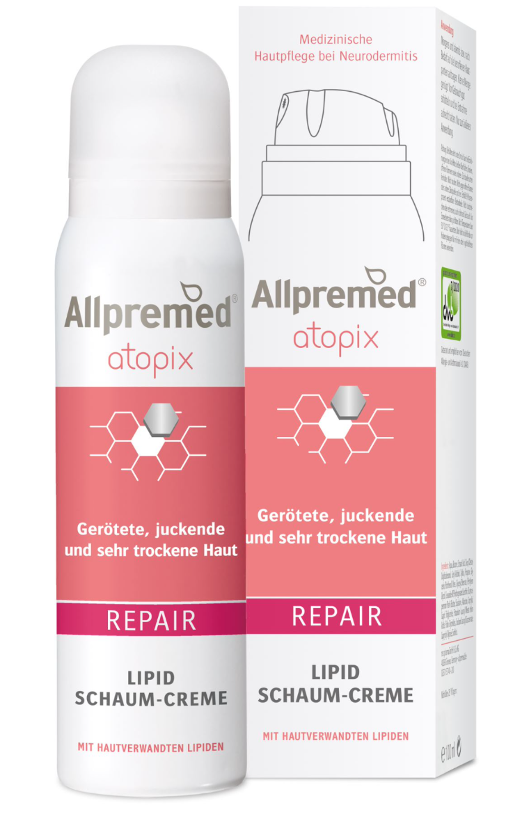 Allpremed Atopix Repair - Mod rød, tør, irriteret hud, Neurodermititis