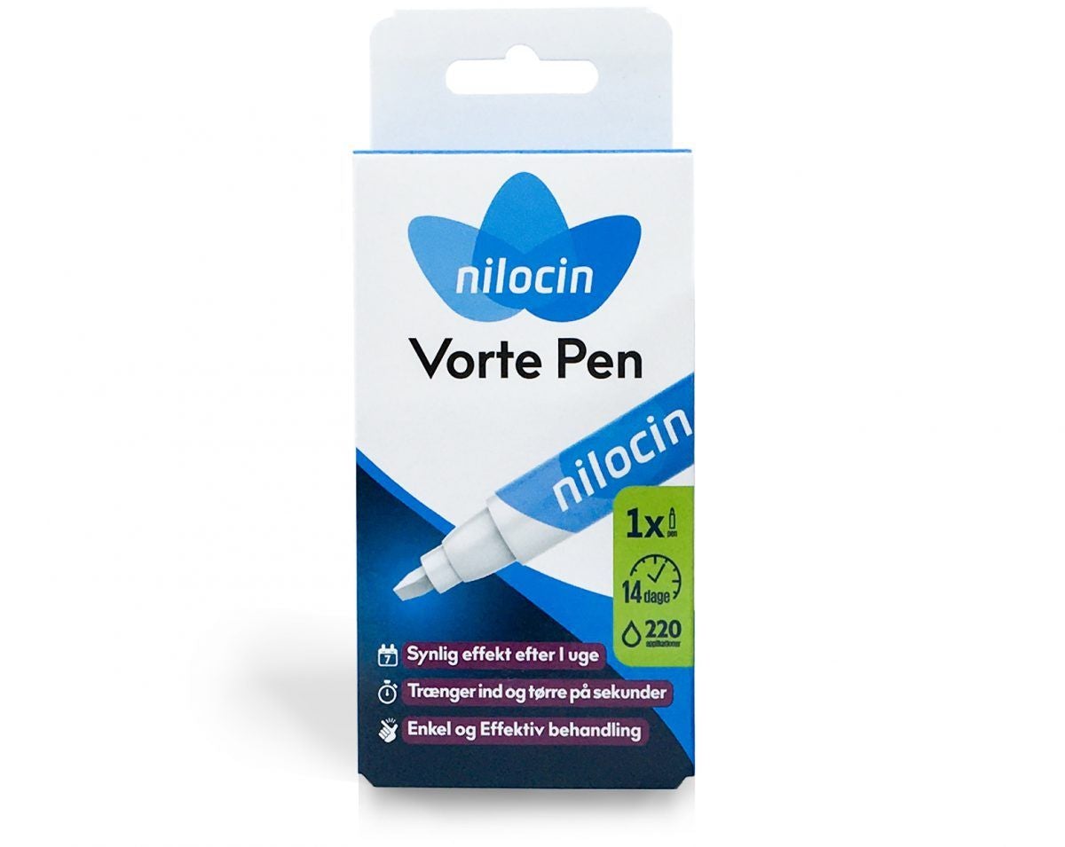 Nilocin Vorte Pen - Blid behandling mod Vorter