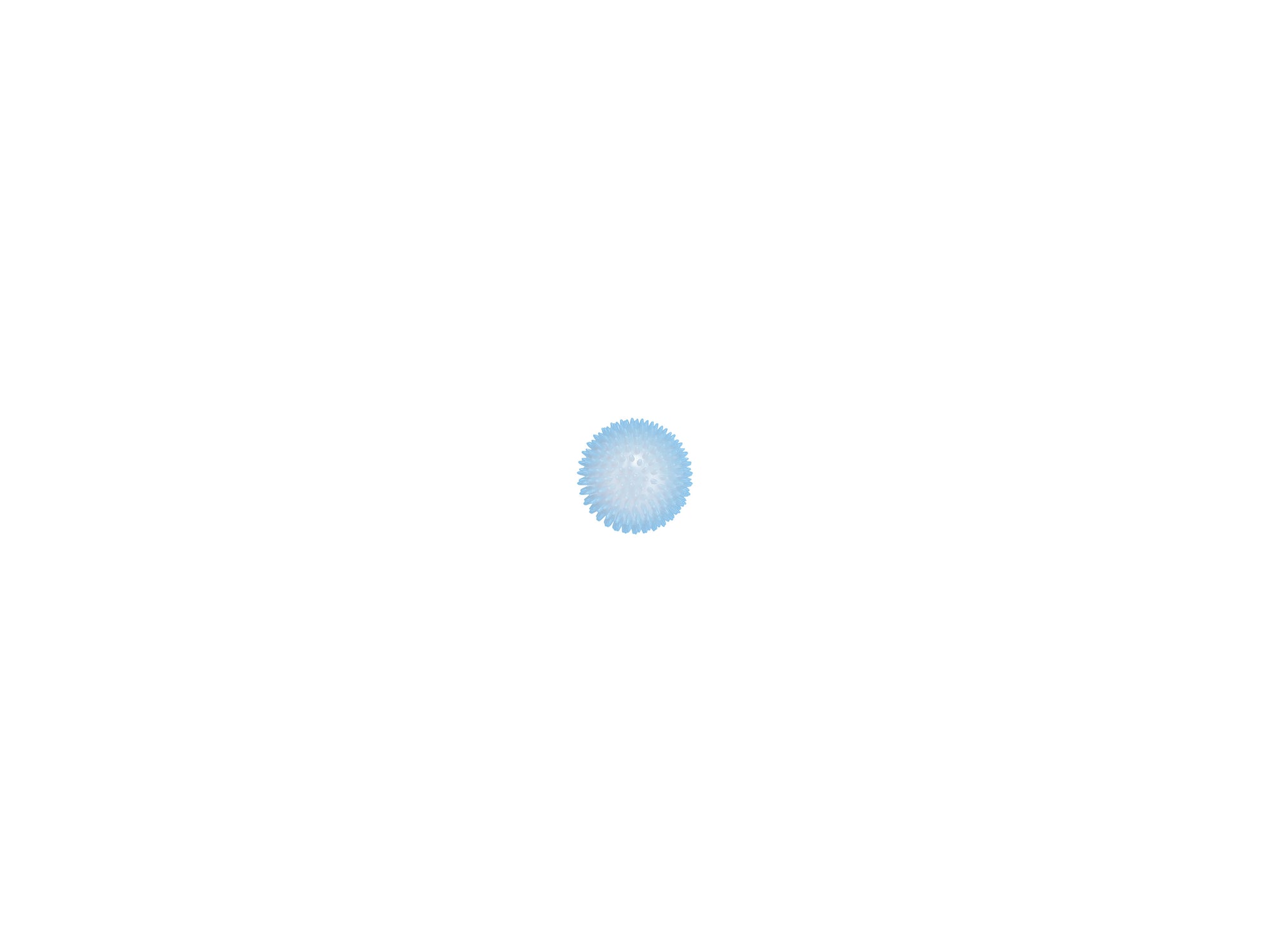Massagebolde - Terapibolde 5 cm diameter lyseblå