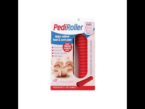 Pedi roller - Selvtræning til Høj Svang - Fodmassage-ruller - Video der vejleder i brugen af pedi roller